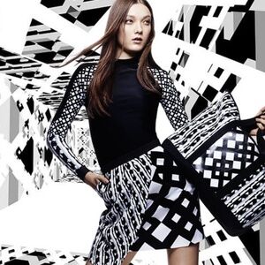 PETER PILOTTO for TARGET Black White Rashguard S